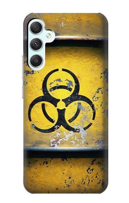 W3669 Biological Hazard Tank Graphic Hülle Schutzhülle Taschen und Leder Flip für Samsung Galaxy A34 5G