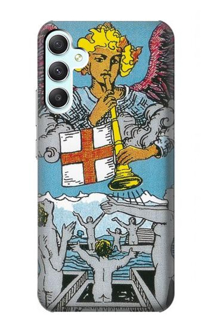 W3743 Tarot Card The Judgement Hülle Schutzhülle Taschen und Leder Flip für Samsung Galaxy A34 5G