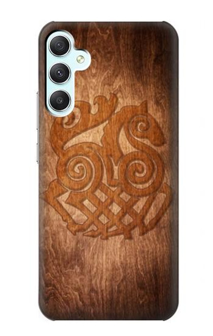 W3830 Odin Loki Sleipnir Norse Mythology Asgard Hülle Schutzhülle Taschen und Leder Flip für Samsung Galaxy A34 5G