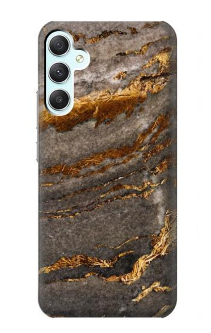 W3886 Gray Marble Rock Hülle Schutzhülle Taschen und Leder Flip für Samsung Galaxy A34 5G