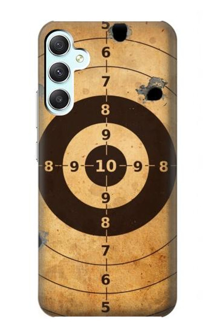 W3894 Paper Gun Shooting Target Hülle Schutzhülle Taschen und Leder Flip für Samsung Galaxy A34 5G
