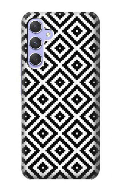 W3424 Ruta Pattern Hülle Schutzhülle Taschen und Leder Flip für Samsung Galaxy A54 5G