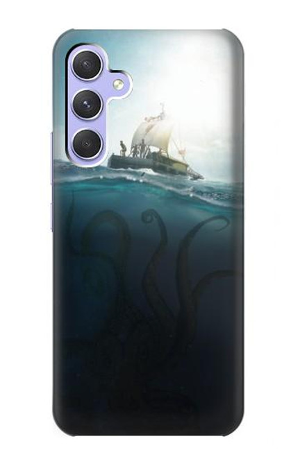 W3540 Giant Octopus Hülle Schutzhülle Taschen und Leder Flip für Samsung Galaxy A54 5G