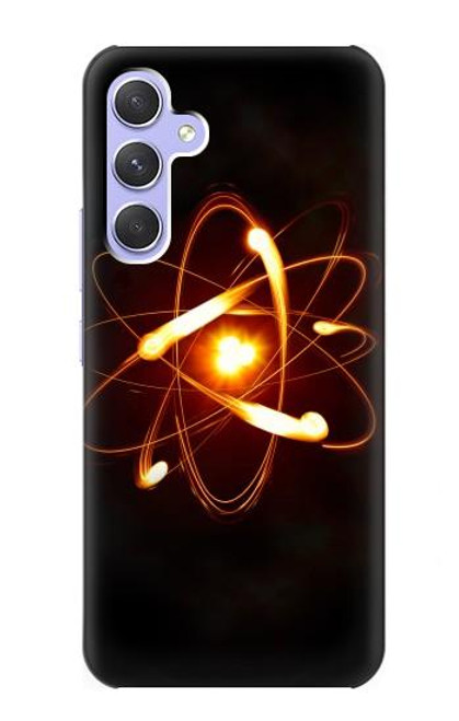 W3547 Quantum Atom Hülle Schutzhülle Taschen und Leder Flip für Samsung Galaxy A54 5G