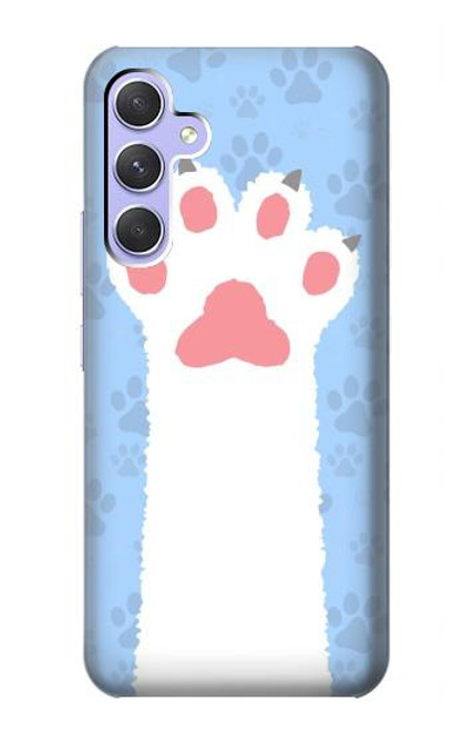 W3618 Cat Paw Hülle Schutzhülle Taschen und Leder Flip für Samsung Galaxy A54 5G