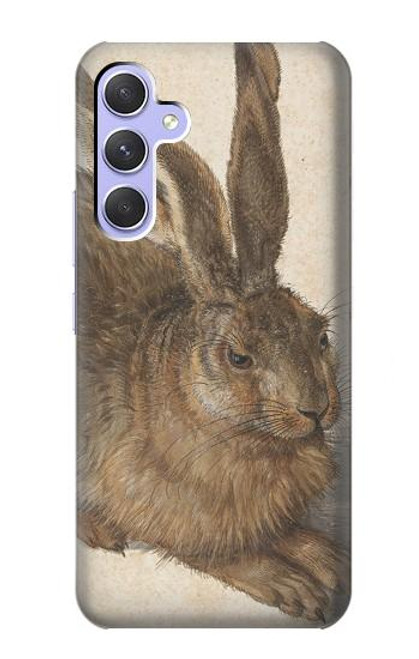 W3781 Albrecht Durer Young Hare Hülle Schutzhülle Taschen und Leder Flip für Samsung Galaxy A54 5G