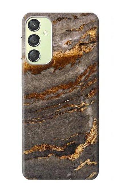 W3886 Gray Marble Rock Hülle Schutzhülle Taschen und Leder Flip für Samsung Galaxy A24 4G