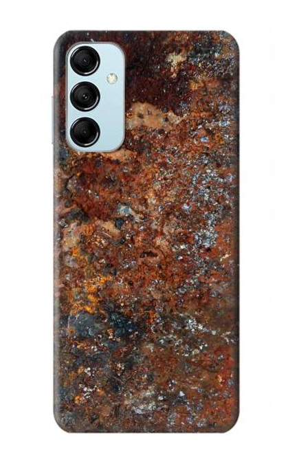 W2714 Rust Steel Texture Graphic Printed Hülle Schutzhülle Taschen und Leder Flip für Samsung Galaxy M14