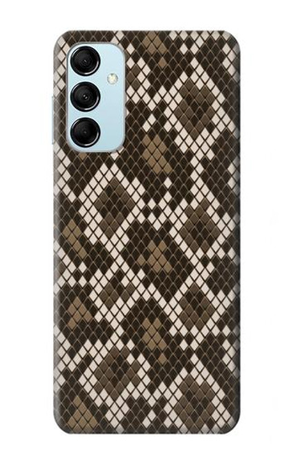 W3389 Seamless Snake Skin Pattern Graphic Hülle Schutzhülle Taschen und Leder Flip für Samsung Galaxy M14