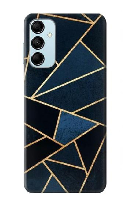 W3479 Navy Blue Graphic Art Hülle Schutzhülle Taschen und Leder Flip für Samsung Galaxy M14