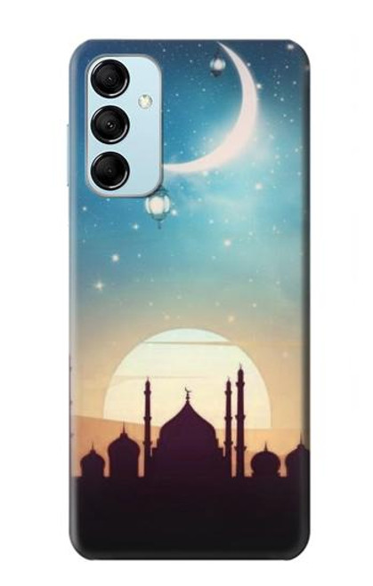 W3502 Islamic Sunset Hülle Schutzhülle Taschen und Leder Flip für Samsung Galaxy M14