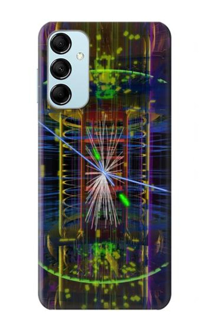 W3545 Quantum Particle Collision Hülle Schutzhülle Taschen und Leder Flip für Samsung Galaxy M14