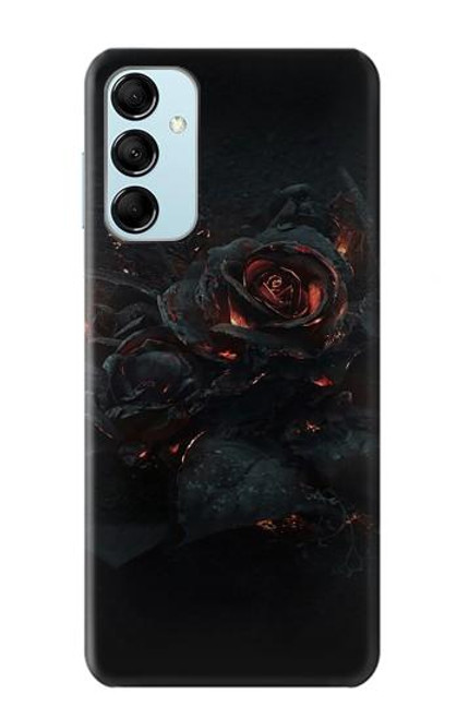 W3672 Burned Rose Hülle Schutzhülle Taschen und Leder Flip für Samsung Galaxy M14