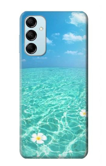 W3720 Summer Ocean Beach Hülle Schutzhülle Taschen und Leder Flip für Samsung Galaxy M14