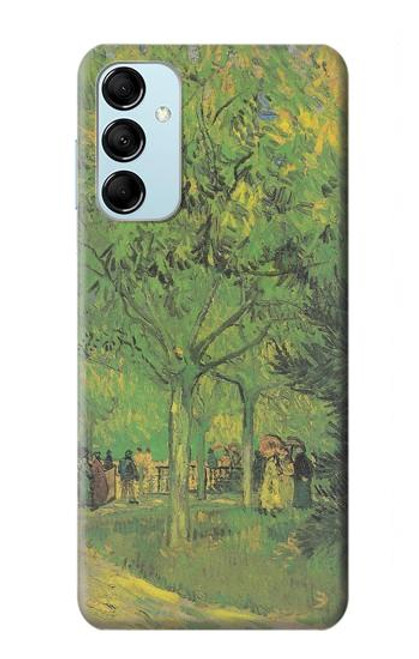 W3748 Van Gogh A Lane in a Public Garden Hülle Schutzhülle Taschen und Leder Flip für Samsung Galaxy M14