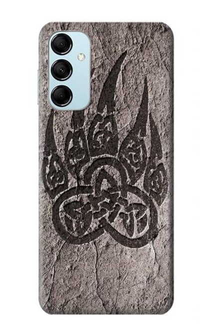 W3832 Viking Norse Bear Paw Berserkers Rock Hülle Schutzhülle Taschen und Leder Flip für Samsung Galaxy M14