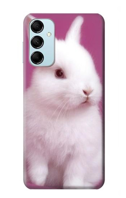 W3870 Cute Baby Bunny Hülle Schutzhülle Taschen und Leder Flip für Samsung Galaxy M14