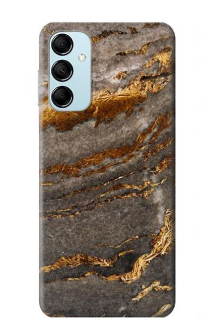 W3886 Gray Marble Rock Hülle Schutzhülle Taschen und Leder Flip für Samsung Galaxy M14