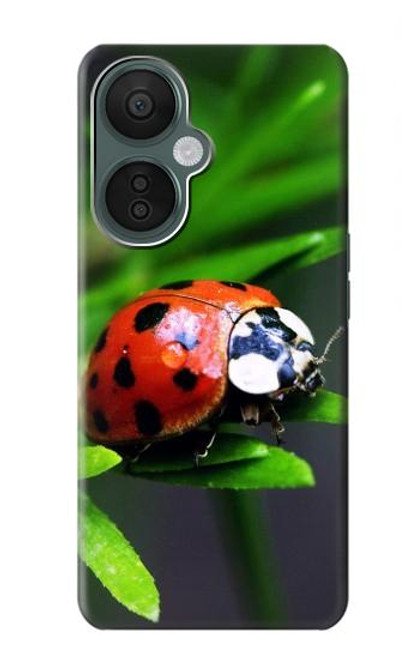 W0263 Ladybug Hülle Schutzhülle Taschen und Leder Flip für OnePlus Nord CE 3 Lite, Nord N30 5G
