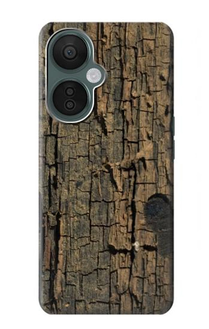 W0598 Wood Graphic Printed Hülle Schutzhülle Taschen und Leder Flip für OnePlus Nord CE 3 Lite, Nord N30 5G