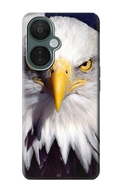 W0854 Eagle American Hülle Schutzhülle Taschen und Leder Flip für OnePlus Nord CE 3 Lite, Nord N30 5G