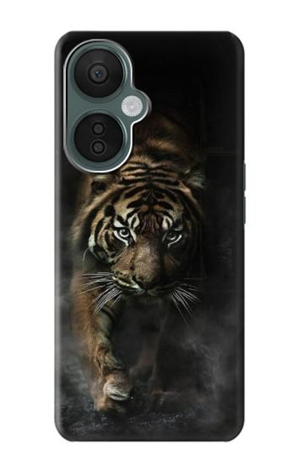 W0877 Bengal Tiger Hülle Schutzhülle Taschen und Leder Flip für OnePlus Nord CE 3 Lite, Nord N30 5G