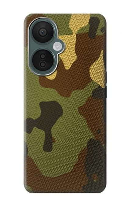 W1602 Camo Camouflage Graphic Printed Hülle Schutzhülle Taschen und Leder Flip für OnePlus Nord CE 3 Lite, Nord N30 5G