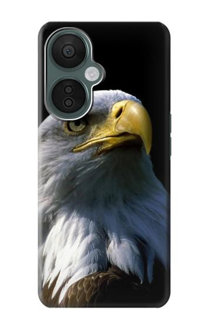 W2046 Bald Eagle Hülle Schutzhülle Taschen und Leder Flip für OnePlus Nord CE 3 Lite, Nord N30 5G
