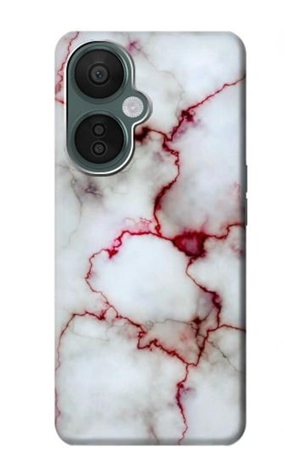 W2920 Bloody Marble Hülle Schutzhülle Taschen und Leder Flip für OnePlus Nord CE 3 Lite, Nord N30 5G