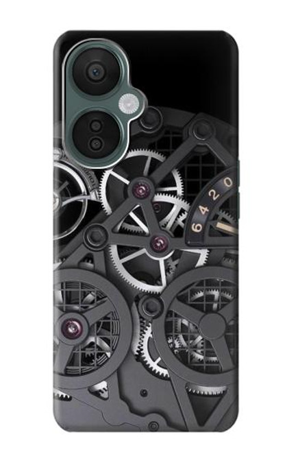 W3176 Inside Watch Black Hülle Schutzhülle Taschen und Leder Flip für OnePlus Nord CE 3 Lite, Nord N30 5G