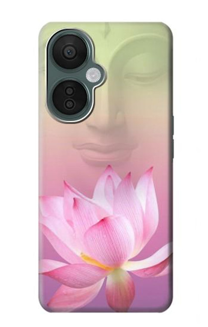 W3511 Lotus flower Buddhism Hülle Schutzhülle Taschen und Leder Flip für OnePlus Nord CE 3 Lite, Nord N30 5G