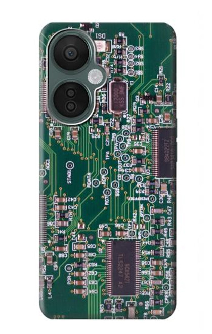 W3519 Electronics Circuit Board Graphic Hülle Schutzhülle Taschen und Leder Flip für OnePlus Nord CE 3 Lite, Nord N30 5G