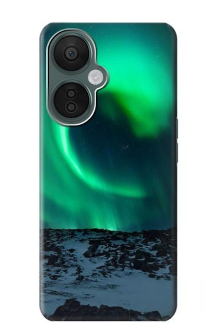 W3667 Aurora Northern Light Hülle Schutzhülle Taschen und Leder Flip für OnePlus Nord CE 3 Lite, Nord N30 5G