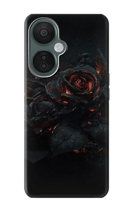 W3672 Burned Rose Hülle Schutzhülle Taschen und Leder Flip für OnePlus Nord CE 3 Lite, Nord N30 5G