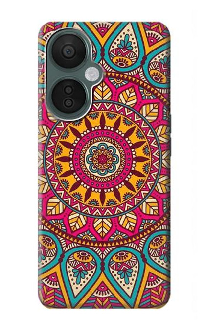 W3694 Hippie Art Pattern Hülle Schutzhülle Taschen und Leder Flip für OnePlus Nord CE 3 Lite, Nord N30 5G