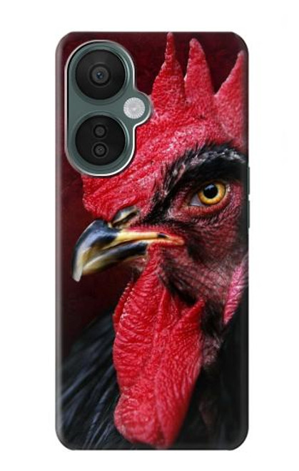 W3797 Chicken Rooster Hülle Schutzhülle Taschen und Leder Flip für OnePlus Nord CE 3 Lite, Nord N30 5G