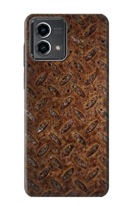 W0542 Rust Texture Hülle Schutzhülle Taschen und Leder Flip für Motorola Moto G Stylus 5G (2023)