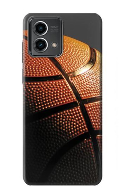 W0980 Basketball Sport Hülle Schutzhülle Taschen und Leder Flip für Motorola Moto G Stylus 5G (2023)