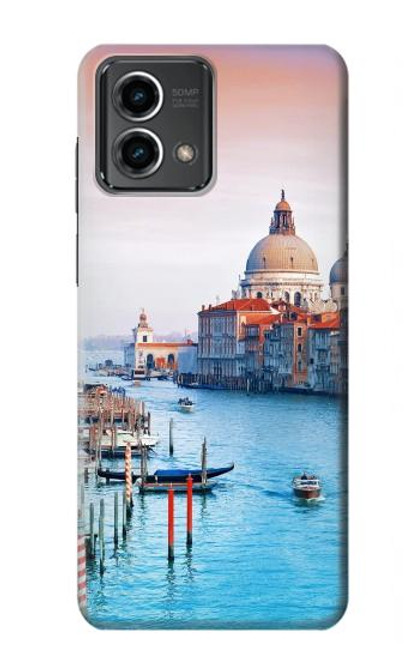 W0982 Beauty of Venice Italy Hülle Schutzhülle Taschen und Leder Flip für Motorola Moto G Stylus 5G (2023)