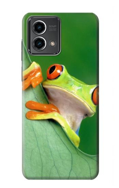 W1047 Little Frog Hülle Schutzhülle Taschen und Leder Flip für Motorola Moto G Stylus 5G (2023)