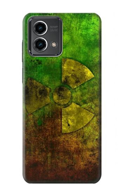 W3202 Radioactive Nuclear Hazard Symbol Hülle Schutzhülle Taschen und Leder Flip für Motorola Moto G Stylus 5G (2023)