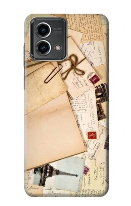 W3397 Postcards Memories Hülle Schutzhülle Taschen und Leder Flip für Motorola Moto G Stylus 5G (2023)