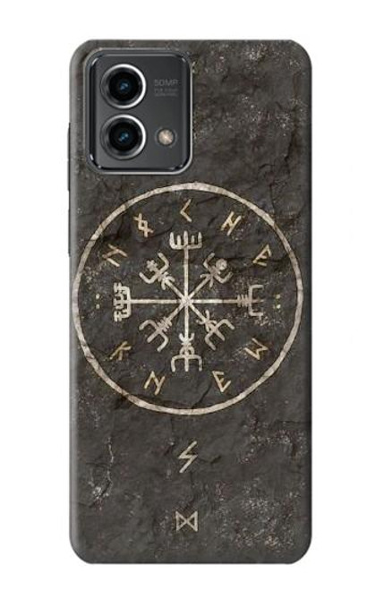 W3413 Norse Ancient Viking Symbol Hülle Schutzhülle Taschen und Leder Flip für Motorola Moto G Stylus 5G (2023)