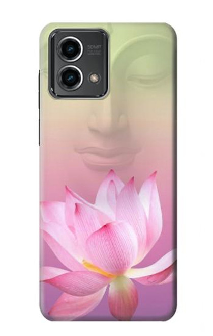 W3511 Lotus flower Buddhism Hülle Schutzhülle Taschen und Leder Flip für Motorola Moto G Stylus 5G (2023)