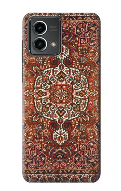 W3813 Persian Carpet Rug Pattern Hülle Schutzhülle Taschen und Leder Flip für Motorola Moto G Stylus 5G (2023)