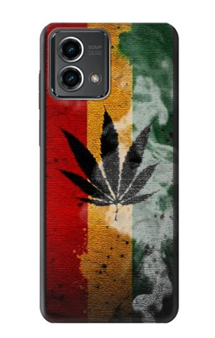 W3890 Reggae Rasta Flag Smoke Hülle Schutzhülle Taschen und Leder Flip für Motorola Moto G Stylus 5G (2023)