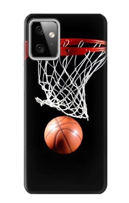 W0066 Basketball Hülle Schutzhülle Taschen und Leder Flip für Motorola Moto G Power (2023) 5G