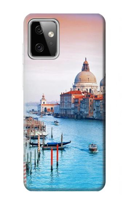 W0982 Beauty of Venice Italy Hülle Schutzhülle Taschen und Leder Flip für Motorola Moto G Power (2023) 5G