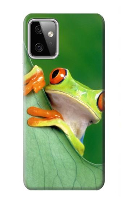 W1047 Little Frog Hülle Schutzhülle Taschen und Leder Flip für Motorola Moto G Power (2023) 5G