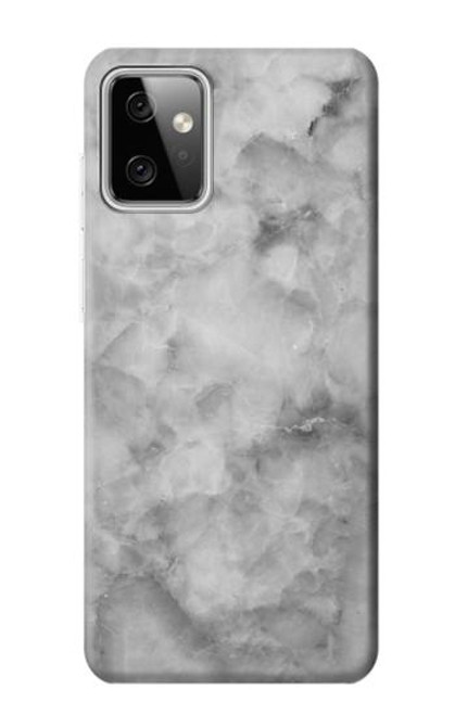 W2845 Gray Marble Texture Hülle Schutzhülle Taschen und Leder Flip für Motorola Moto G Power (2023) 5G